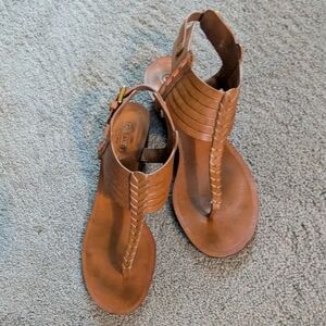 Vintage Coach Leather Sandals Sz 8